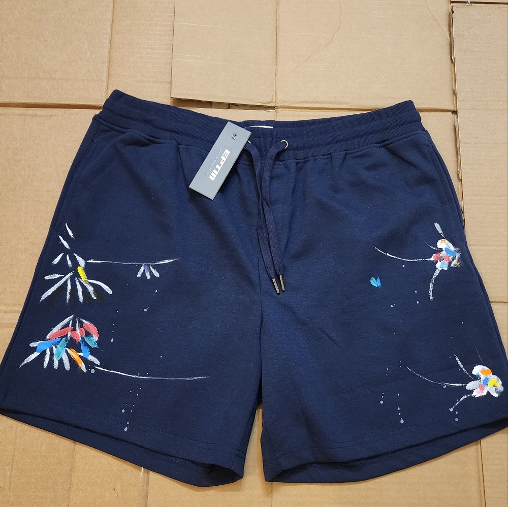 EPTM 2xl Cotton Shorts Navy Blue